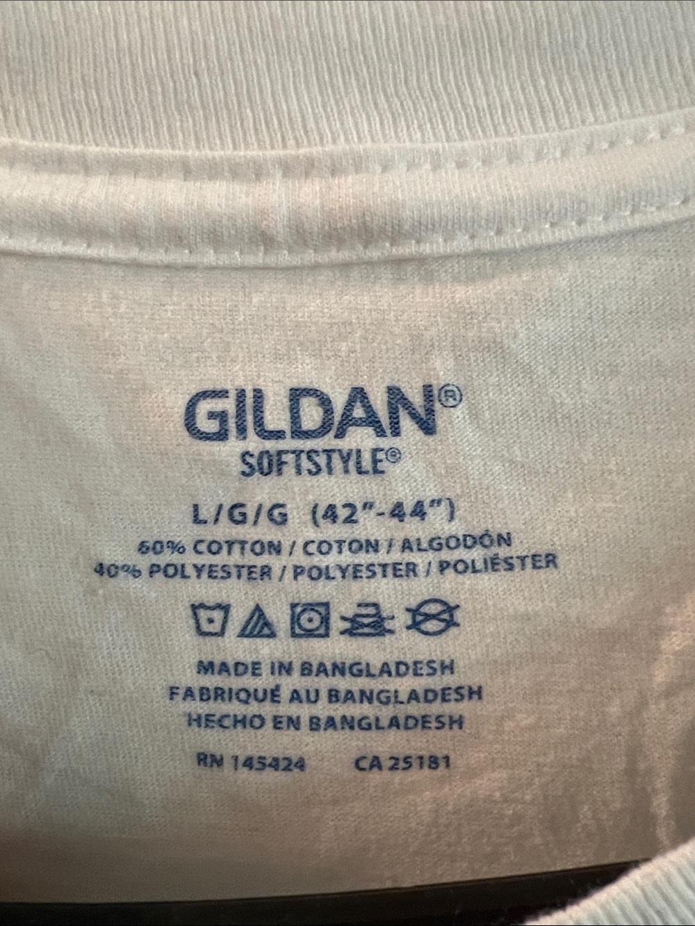 Gildan White Mama Tee with Black Lightning, Checker & Script Graphic - Picture 2 of 3